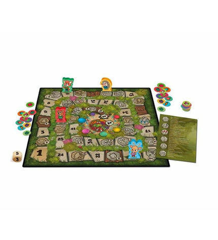 Cayro board game for children with colorful game pieces and a game board, designed for family fun and strategic play.