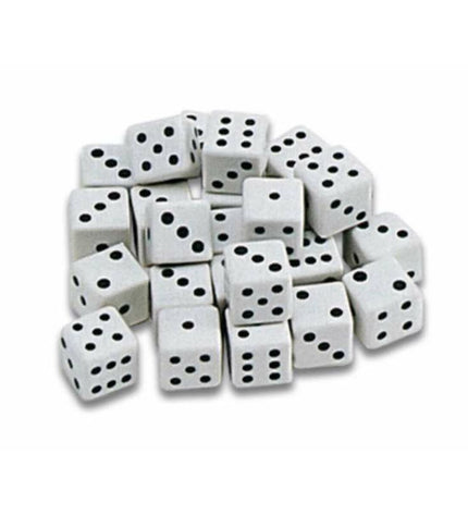 Cayro Dobbelsteen, a colorful plastic die used in board games and family fun activities.