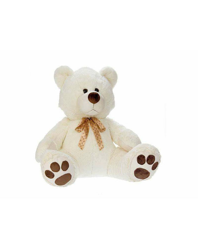 Beige plush teddy bear toy from Artesanía Beatriz, soft stuffed animal for children, perfect for cuddling or play.