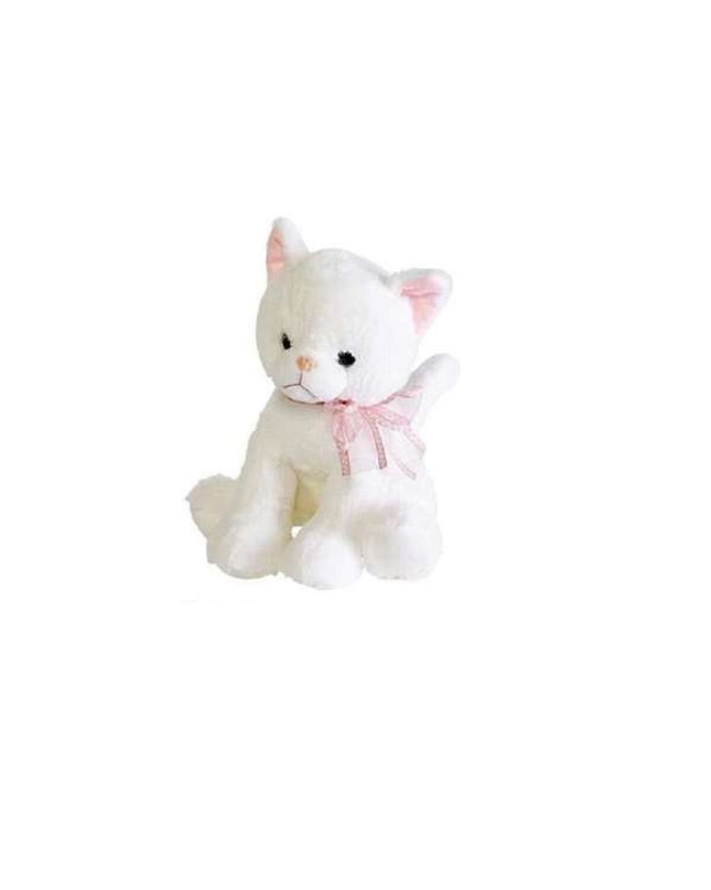 Colorful plush toy cat from Artesanía Beatriz, soft multicolour plush with detailed stitching, perfect for cuddling or play.