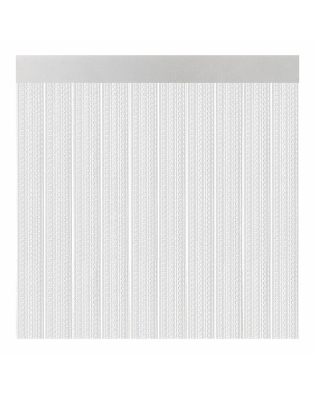 Acudam Lisboa outdoor door curtain with clear PVC and aluminum frame, measuring 90x210 cm, suitable for garden decoration.