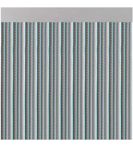 Gray outdoor PVC aluminum door curtain by Acudam, Lisboa Deuren, 90 x 210 cm, suitable for garden and exterior decoration.