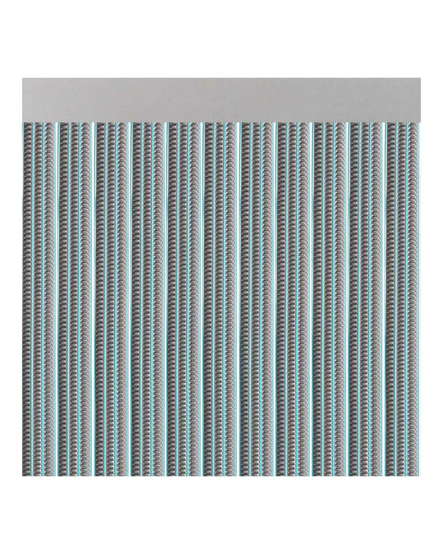 Gray outdoor PVC aluminum door curtain by Acudam, Lisboa Deuren, 90 x 210 cm, suitable for garden and exterior decoration.