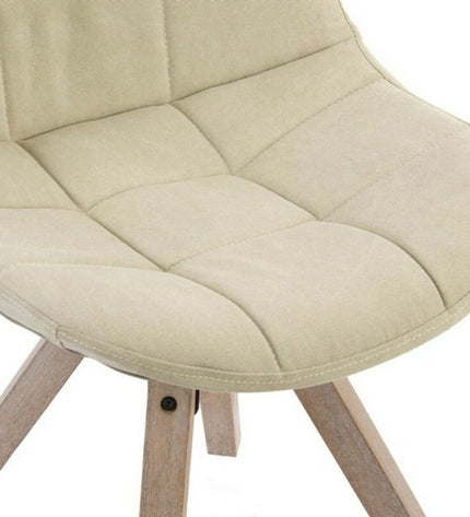 Beige multicolour kitchen chair from DKD Home Decor with a modern design, measuring 47 x 55 x 85 cm, suitable for home and cooking.