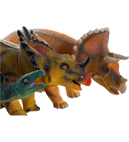 Set of six soft dinosaur toys by DKD Home Decor, 48x23x34.5 cm, suitable for children’s play and home decor.