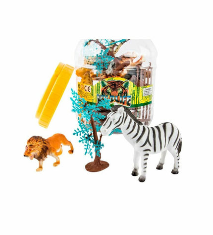 Set of two DKD Home Decor PVC aluminum animal figurines, suitable as toys or decorative poppen en actiefiguren.