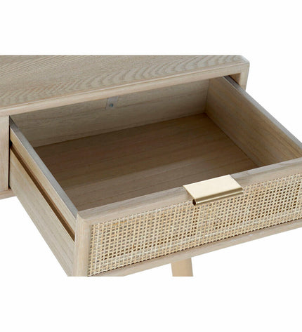 DKD Home Decor bureau made of paulownia wood and MDF, measuring 120x42.5x78 cm, in natural wood finish.