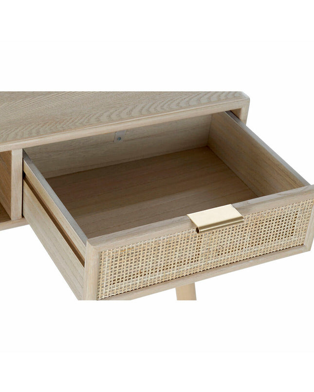 DKD Home Decor bureau made of paulownia wood and MDF, measuring 120x42.5x78 cm, in natural wood finish.