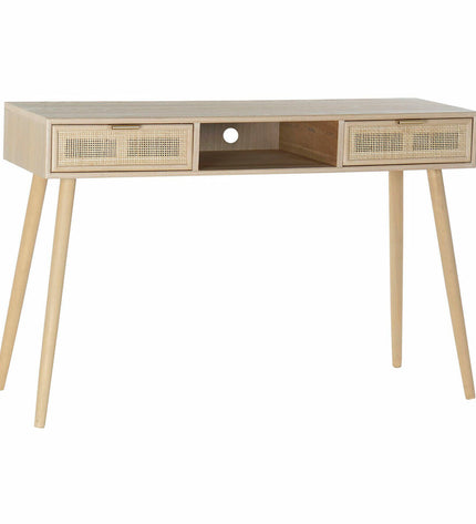 DKD Home Decor bureau made of paulownia wood and MDF, measuring 120x42.5x78 cm, in a modern home office setting