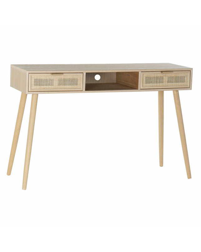 DKD Home Decor bureau made of paulownia wood and MDF, measuring 120x42.5x78 cm, in a modern home office setting