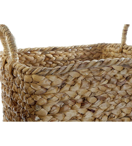 Two natural brown basket storage sets by DKD Home Decor, ideal for home organization and kitchen storage.