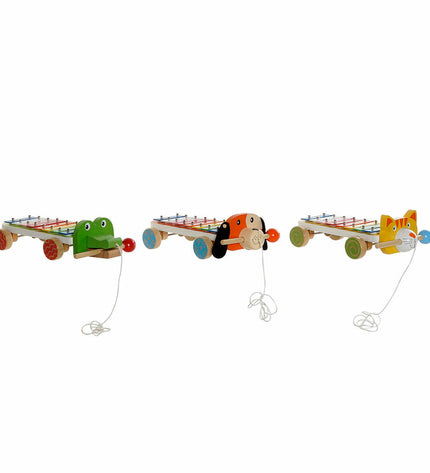 Colorful DKD Home Decor xylophone with metal and wood parts, ideal as a children's musical instrument and toy.