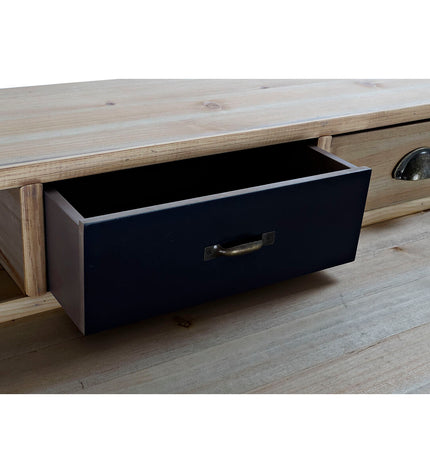 DKD Home Decor wooden MDF bureau with 120x50x98.5 cm dimensions, suitable for home decor and furniture.