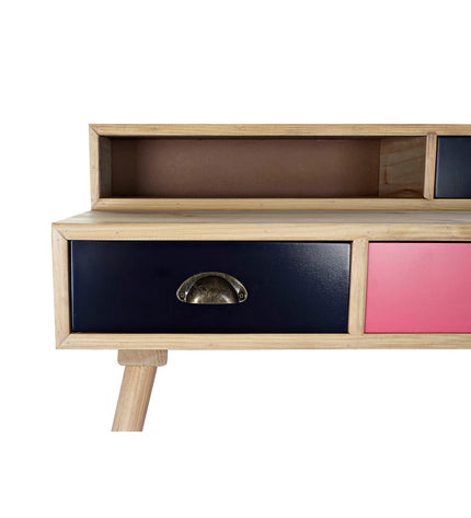 DKD Home Decor MDF wood bureau with sleek design, measuring 120x50x98.5 cm, ideal for home decor and furniture.