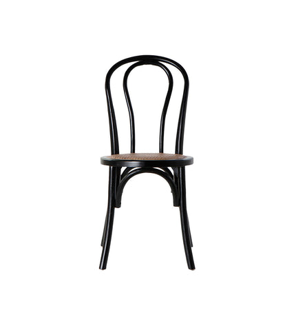 Black multicolour kitchen chair by DKD Home Decor with a modern design, measuring 43x44x89 cm, suitable for home and cooking spaces.