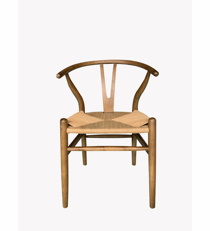 DKD Home Decor kitchen chair in natural wood finish, 55x46x80 cm, modern home and kitchen furniture for dining or living spaces.