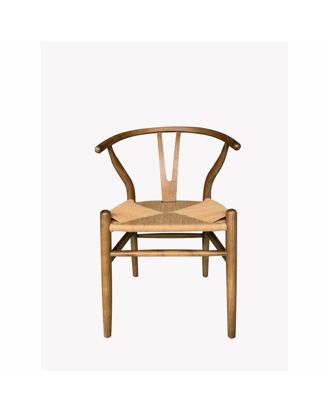DKD Home Decor kitchen chair in natural wood finish, 55x46x80 cm, modern home and kitchen furniture for dining or living spaces.