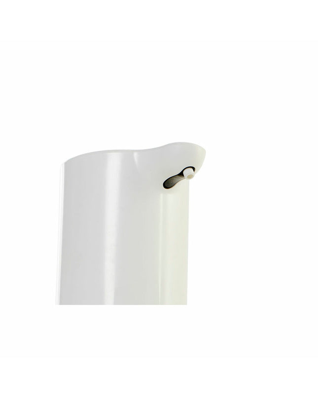 DKD Home Decor automatic soap dispenser with sensor, white transparent plastic, 320 ml capacity, for bathroom use.