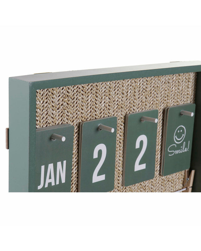 Pair of DKD Home Decor photo frames with clips, aluminum and wood, measuring 30x3x50 cm, for house décor and kitchen use.