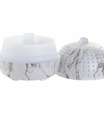 DKD Home Decor Aromaverstuiver bevochtiger with colorful LED lights, Scandinavian style, 180 ml, for home and kitchen decor.