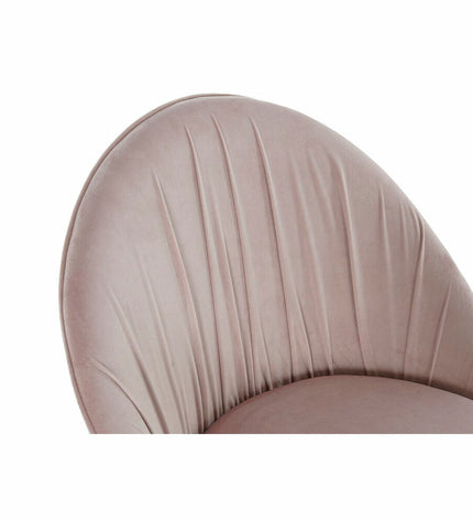 Pink gold kitchen chair by DKD Home Decor, measuring 60x60x85 cm, with a stylish modern design for home and kitchen furniture.