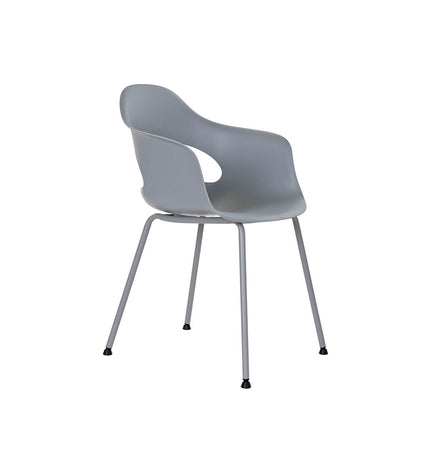 Light grey DKD Home Decor chair with 56x54x80 cm dimensions, modern design, suitable for home and kitchen furniture.
