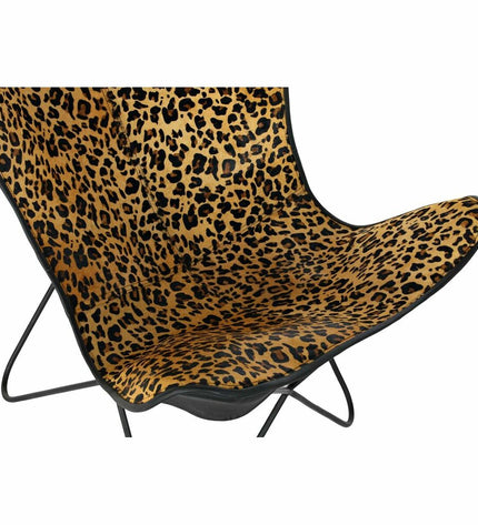 DKD Home Decor kitchen chair in brown and black with wooden legs, measuring 73 x 70 x 93 cm, suitable for home and kitchen use.