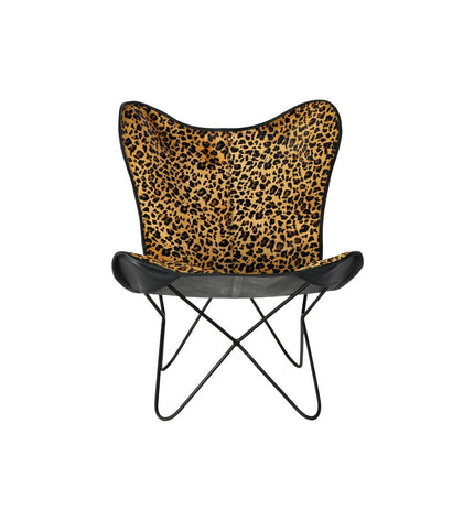 Brown and black DKD Home Decor kitchen chair with wooden legs, measuring 73x70x93 cm, suitable for home and cooking spaces.