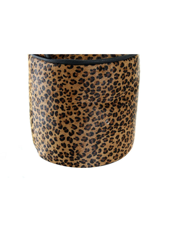 DKD Home Decor leopard door holder made of metal, 19x19x19 cm, decorative house and kitchen accessory with animal print design.