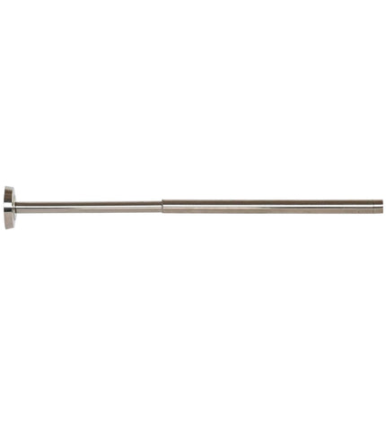 Silver DKD Home Decor extendable towel rack for bathroom, measuring 50 cm, with a sleek steel finish and compact size.