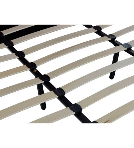 DKD Home Decor metal bed with pink finish, 180x200 cm, featuring a stylish headboard and sturdy frame in a modern bedroom setting.