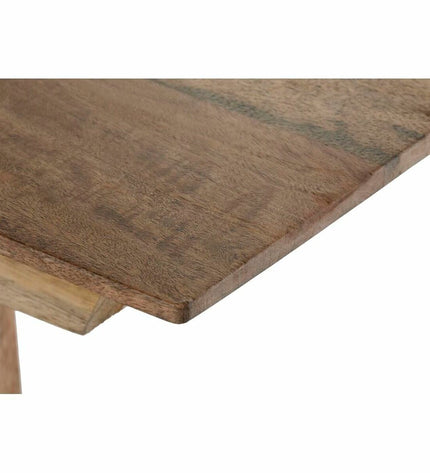 Natural mango wood dining table by DKD Home Decor, 180x90x76 cm, showcasing its sturdy, polished surface and elegant design.