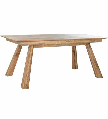 Dining table DKD Home Decor made of natural mango wood, 180x90x76 cm, sturdy home furniture for kitchen and dining area.