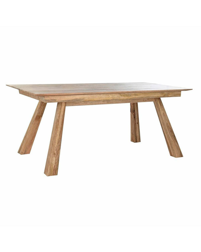 Dining table DKD Home Decor made of natural mango wood, 180x90x76 cm, sturdy home furniture for kitchen and dining area.