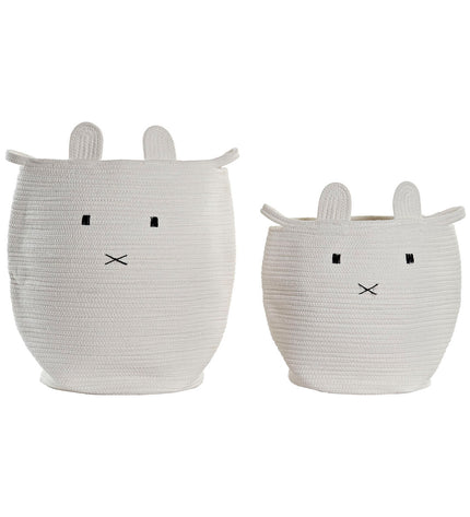 DKD Home Decor children's animal-themed storage box, 35x35x49 cm, ideal for home organization and decor.