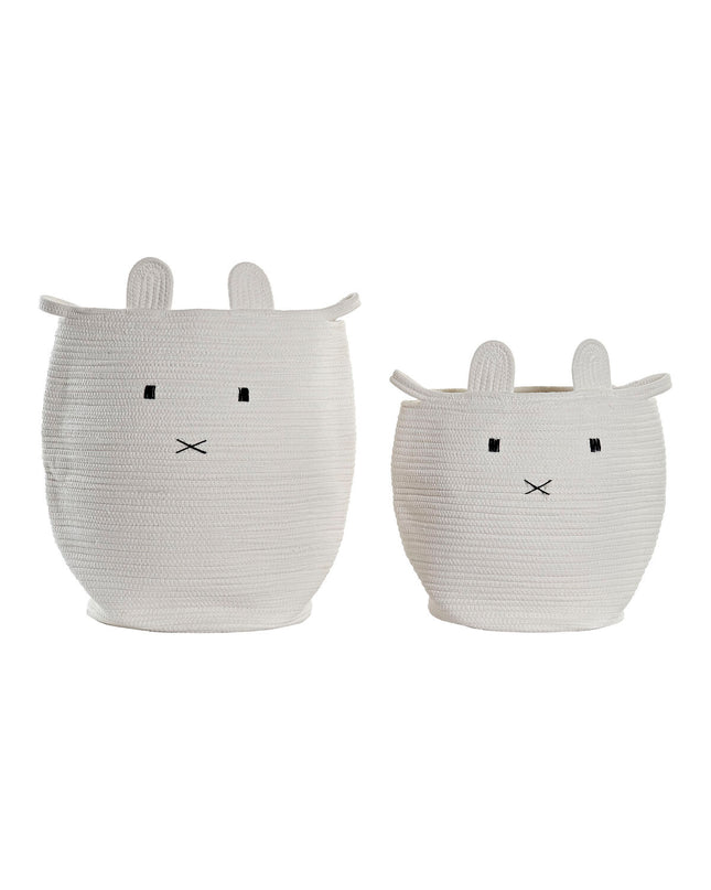 DKD Home Decor children's animal-themed storage box, 35x35x49 cm, ideal for home organization and decor.
