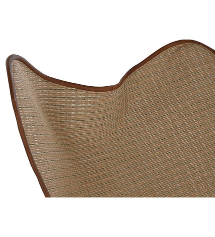 DKD Home Decor metal and rattan chair, 74x78x92 cm, stylish and modern furniture piece for home and kitchen decor.
