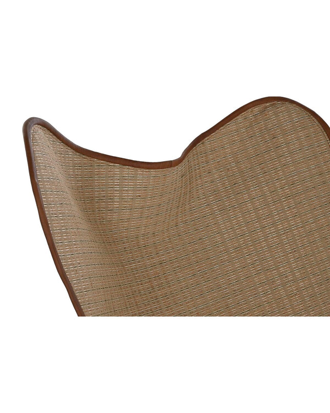 DKD Home Decor metal and rattan chair, 74x78x92 cm, stylish and modern furniture piece for home and kitchen decor.