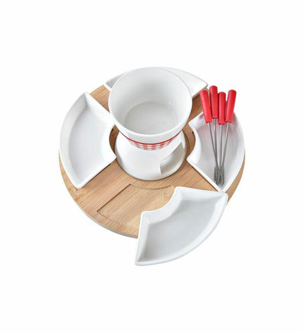 Set of 10 DKD Home Decor fondue skewers, 26.5x26.5x1.5 cm, suitable for kitchen and cooking use.