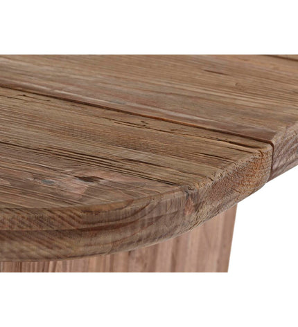 DKD Home Decor dining table made of natural recycled pine wood, measuring 180x90x77 cm, in a home and kitchen setting.