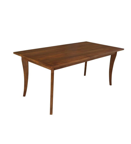 Rectangular dining table by DKD Home Decor with brown mango wood finish, measuring 180 x 90 x 76 cm, suitable for kitchen or home use.