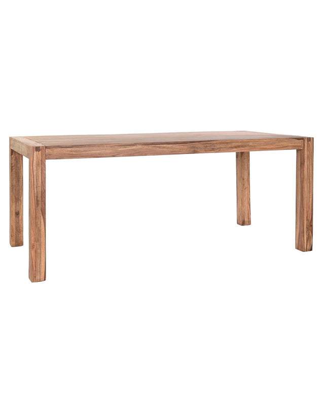 Natuurlijk bruine DKD Home Decor eettafel 180x90x76 cm in huis en koken meubel collectie, wood grain finish.