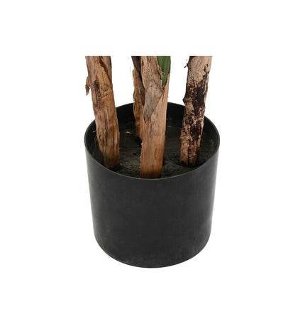 Decorative artificial plant in a tall black pot, DKD Home Decor, 90 x 90 x 200 cm, suitable for home decor and interior styling.