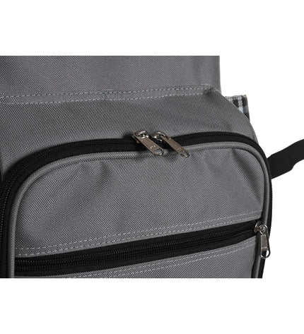 DKD Home Decor picnic set in dark gray with 28.5 x 20 x 39 cm size, ideal for outdoor camping and hiking activities.