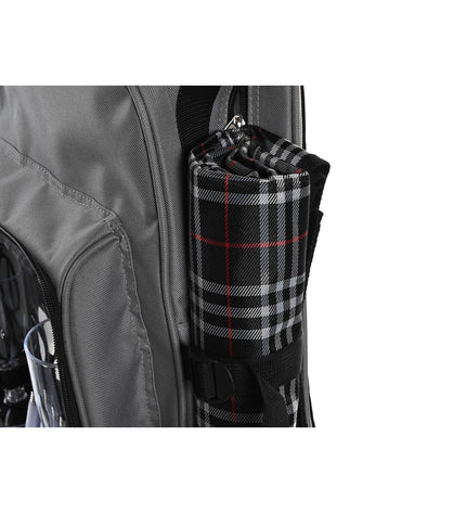 DKD Home Decor picnic set in dark gray with 28.5 x 20 x 39 cm size, outdoor camping and hiking gear.