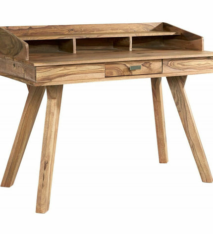 DKD Home Decor bureau in Huis en koken style, measuring 140 x 50 x 96 cm, featuring a sleek wooden design and spacious surface.