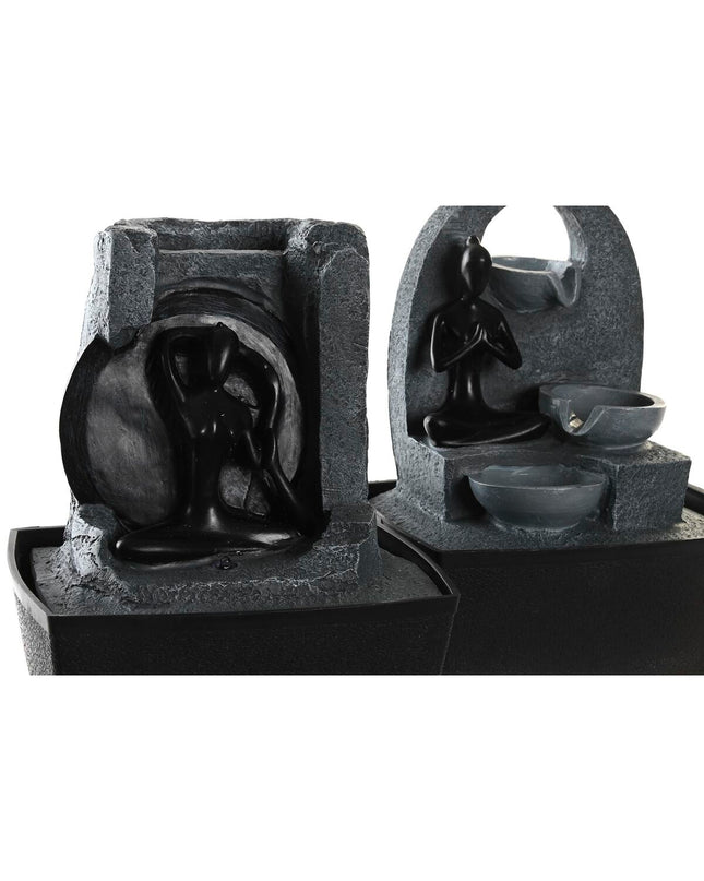 Pair of DKD Home Decor outdoor Indian-style fountain decorations, 20x15x24 cm, for garden or patio decor.