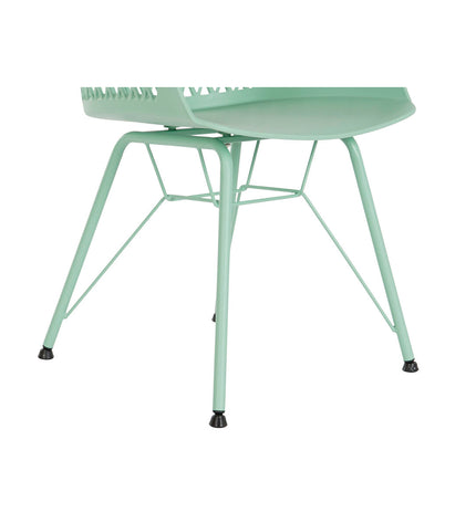 Green DKD Home Decor kitchen chair with a 57x57x80.5 cm frame, featuring a modern design and comfortable seating.