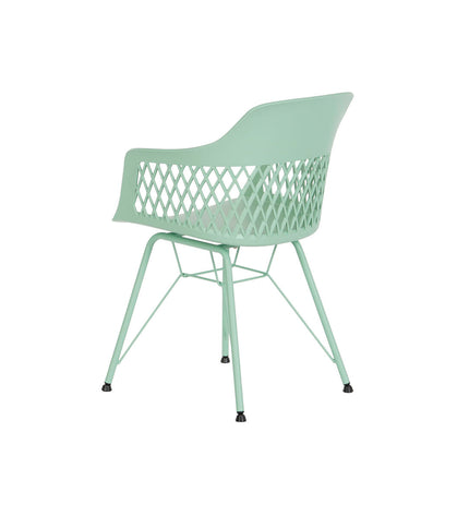 Green DKD Home Decor kitchen chair with 57x57x80.5 cm dimensions, featuring a modern, comfortable design for home dining.