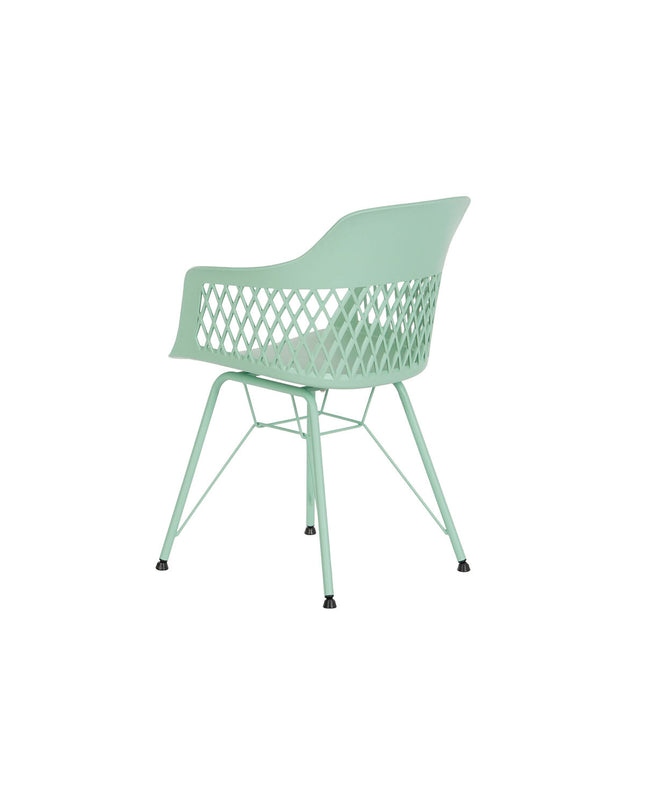 Green DKD Home Decor kitchen chair with 57x57x80.5 cm dimensions, featuring a modern, comfortable design for home dining.